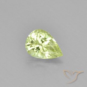 1.11ct Natürlicher Helles Zitronengelb Chrysoberyll, Birnenform, VVS