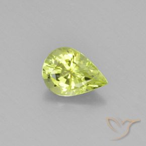 9,17 ctw natürlicher Helles Zitronengelb Chrysoberyll, Birnenform, VS