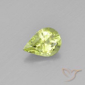 9,17 ctw natürlicher Helles Zitronengelb Chrysoberyll, Birnenform, VS