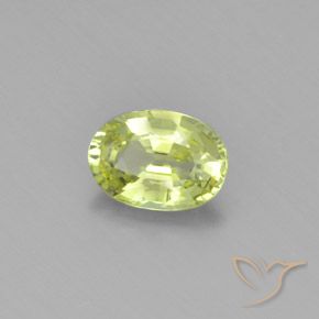 9,17 ctw natürlicher hellgelb Chrysoberyll, Oval, VVS