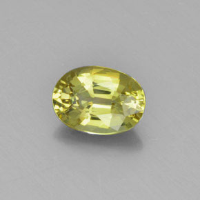 9,17 ctw natürlicher Helles Maisgelb Chrysoberyll, Oval Schliff, VVS