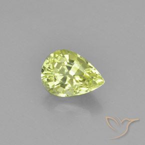 1.18ct Natürlicher hellgelb Chrysoberyll, Birnenform, VVS