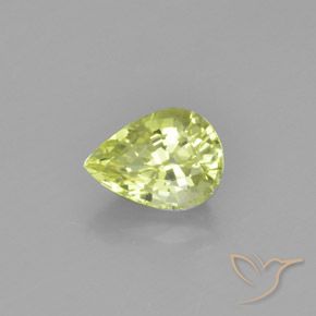 9,17 ctw natürlicher hellgelb Chrysoberyll, Birnenform, VVS