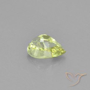 9,17 ctw natürlicher hellgelb Chrysoberyll, Birnenform, VVS