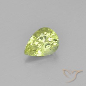 9,17 ctw natürlicher hellgelb Chrysoberyll, Birnenform, VVS