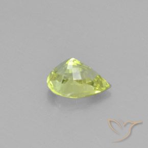 9,17 ctw natürlicher hellgelb Chrysoberyll, Birnenform, VVS