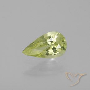 1.21ct Natürlicher hellgelb Chrysoberyll, Birnenform, VVS-VS