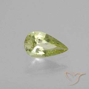 9,17 ctw natürlicher hellgelb Chrysoberyll, Birnenform, VVS-VS