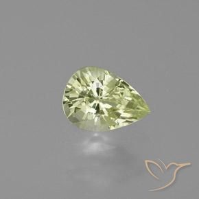 0.98ct Natürlicher Mittelgelb Chrysoberyll, Birnenform, VVS