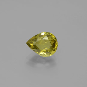 9,17 ctw natürlicher grünlich-gold Chrysoberyll, Birnenform, VVS