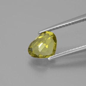 9,17 ctw natürlicher grünlich-gold Chrysoberyll, Herzform, VVS