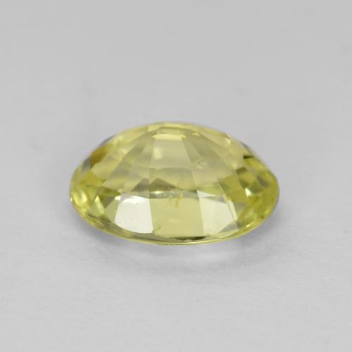 0,92 ctw natürlicher gelber Chrysoberyll, Oval Schliff, VVS-VS