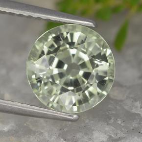 9,17 ctw natürlicher Grün Chrysoberyll, Rund Schliff, VVS