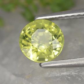 9,17 ctw natürlicher grünlich-gelb Chrysoberyll, Rund Schliff, VVS