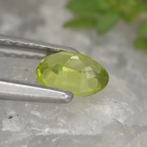 9,17 ctw natürlicher Grün Chrysoberyll, Oval Schliff, VVS