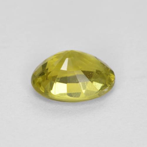 0,57 ctw natürlicher gelber Chrysoberyll, Oval Schliff, VVS-VS