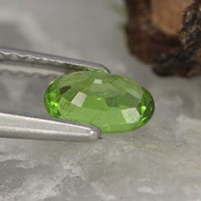 0,51 ctw natürlicher grüner Chrysoberyll, Oval Schliff, VVS-VS