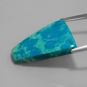 9,17 ctw natürlicher Mehrfarbig Chrysokoll, Ausgefallene Form, Lichtundurchlässig