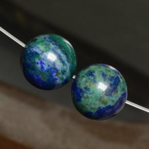  ct natürliche Mehrfarbig Chrysokoll-Edelsteine, Kugel / Ball, Lichtundurchlässig