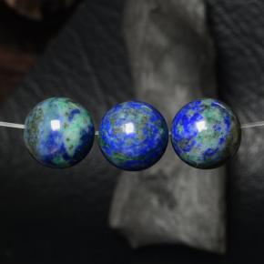 27.71 ct natürliche Mehrfarbig Chrysokoll-Edelsteine, Kugel / Ball, Lichtundurchlässig