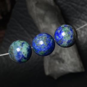 27.71 ct natürliche Mehrfarbig Chrysokoll-Edelsteine, Kugel / Ball, Lichtundurchlässig