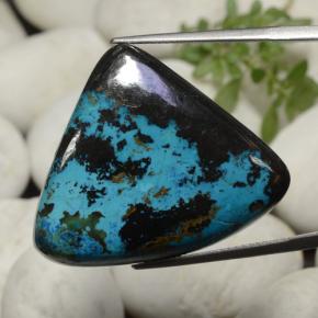 9,17 ctw natürlicher Mehrfarbig Chrysokoll, Trillion, Lichtundurchlässig