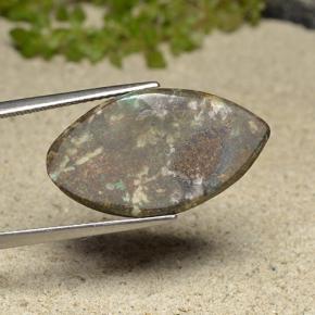 9,17 ctw natürlicher Mehrfarbig Chrysokoll, Marquise, Lichtundurchlässig