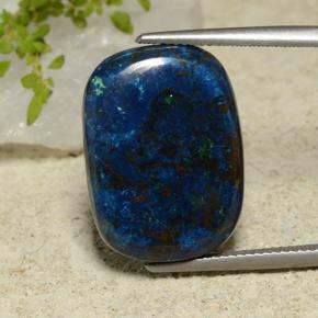 9,17 ctw natürlicher Mehrfarbig Chrysokoll, Kissenschliff, Lichtundurchlässig