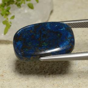 9,17 ctw natürlicher Mehrfarbig Chrysokoll, Kissenschliff, Lichtundurchlässig