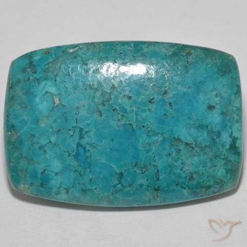 22.53ct Natürlicher Mehrfarbig Chrysokoll, Kissen, Lichtundurchlässig