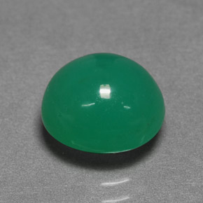 2,77 ctw natürlicher grüner Chrysopras, Oval Schliff, Lichtdurchlässig