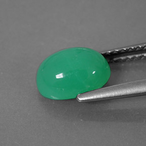 9,17 ctw natürlicher Grün Chrysopras, Transparent, Transparent / Lichtdurchlässig