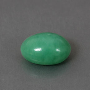 2,03 ctw natürlicher grüner Chrysopras, Oval Schliff, Lichtundurchlässig