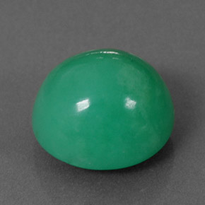 5,73 ctw natürlicher grüner Chrysopras, Oval Schliff, Lichtundurchlässig
