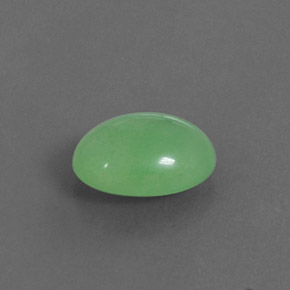 2,20 ctw natürlicher grüner Chrysopras, Transparent, Transparent / Lichtdurchlässig