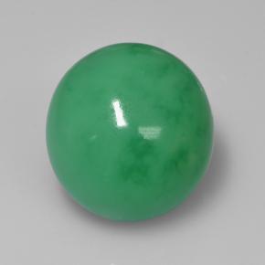 15,72 ctw natürlicher grüner Chrysopras, Oval Schliff, Lichtundurchlässig