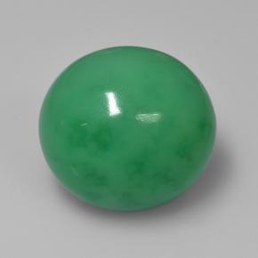 15,72 ctw natürlicher grüner Chrysopras, Oval Schliff, Lichtundurchlässig