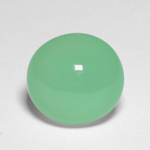 9,17 ctw natürlicher Helles Kleeblattgrün Chrysopras, Oval Schliff, Lichtdurchlässig