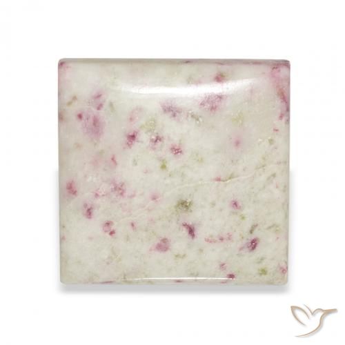 13.59ct Natürlicher Mehrfarbig Zinnober, Quadrat, Lichtundurchlässig