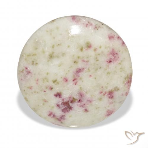 22.96ct Natürlicher Mehrfarbig Zinnober, Runden, Lichtundurchlässig