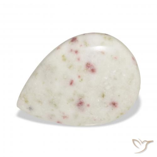 21.92ct Natürlicher Mehrfarbig Zinnober, Birnenform, Lichtundurchlässig