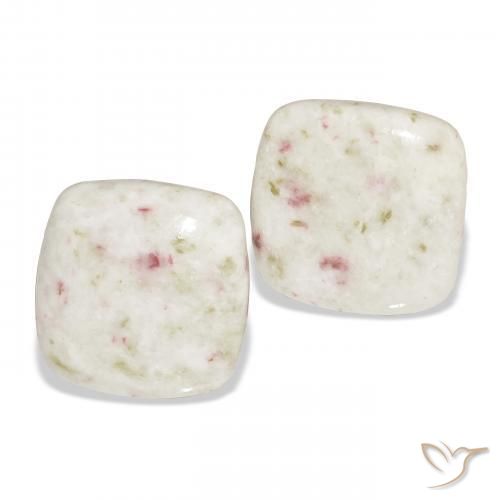 27.85 ct natürliche Mehrfarbig Zinnober-Edelsteine, Kissen, Lichtundurchlässig