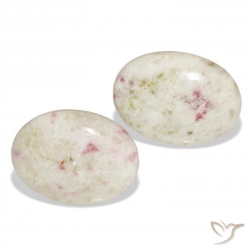 29.74 ct natürliche Mehrfarbig Zinnober-Edelsteine, Oval, Lichtundurchlässig