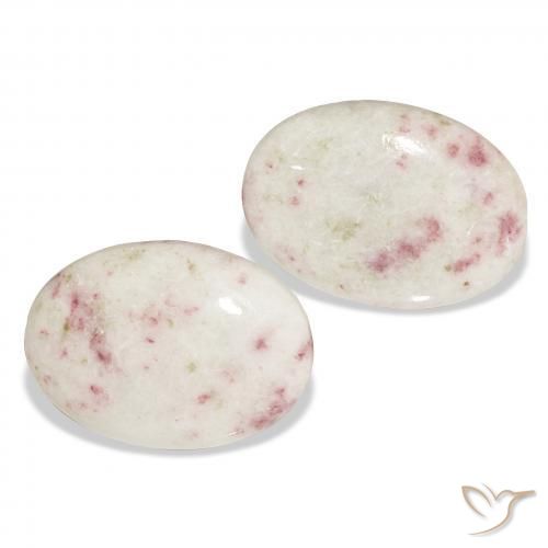 26.41 ct natürliche Mehrfarbig Zinnober-Edelsteine, Oval, Lichtundurchlässig