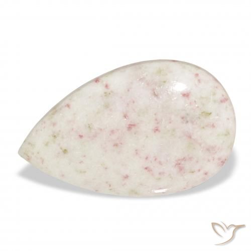 18.48ct Natürlicher Mehrfarbig Zinnober, Birnenform, Lichtundurchlässig