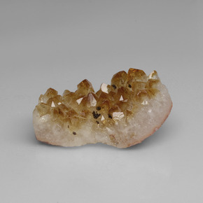 57,68 ctw natürlicher gelber Citringeode, Fantasieschliff, Lichtundurchlässig