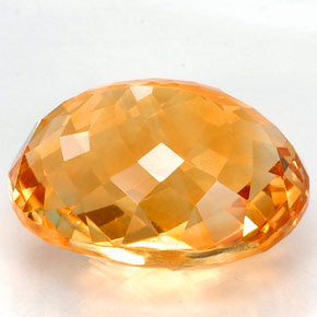 22,90 ctw natürlicher gelber Citrin, Oval Schliff, VVS