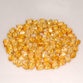  ct natürliche gelber Citrin-Edelsteine, Oval Schliff, VVS