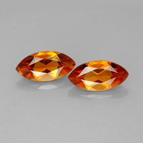  ct natürliche gelber Citrin-Edelsteine, Marquise, VS