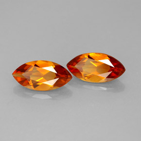  ct natürliche gelber Citrin-Edelsteine, Marquise, VS